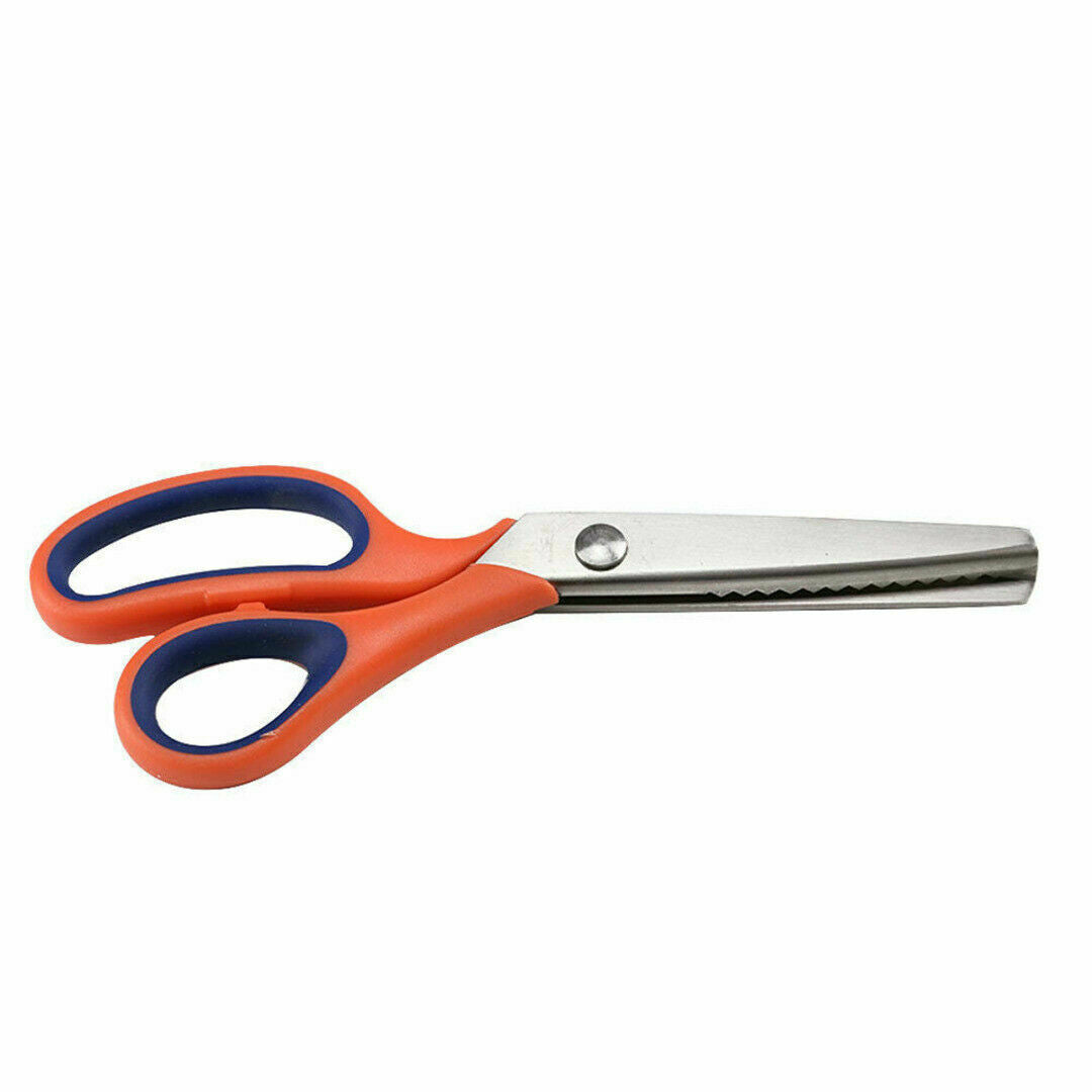 Professional Pinking Shear Tailor Fabric Sew Dress Making Scissor Zig Zag Craft