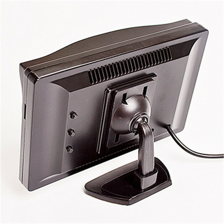 5'' TFT LCD Color HD Monitor+2 Bracket for Car Parking Reverse Backup Camera DVD
