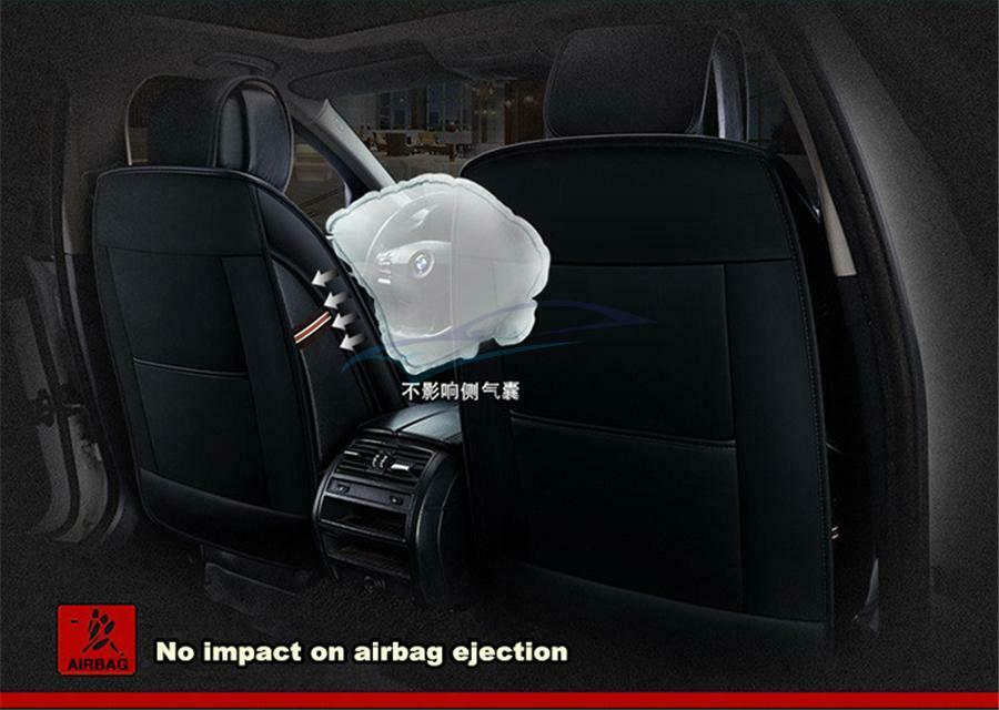Single Front Car Seat Cover PU Leather 6D Full Surrounded Auto Seat Cushion Pad