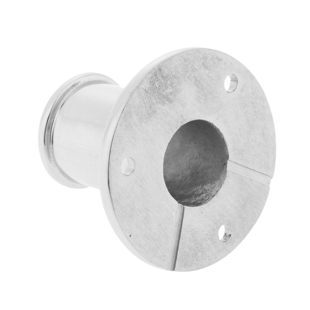 Stainless Steel Marine Boat Deck Handrail Round Stanchion Base 84Deg 25mm