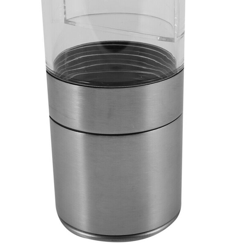 2 in 1 Salt and Pepper Grinder Set Adjustable Ceramic Salt Pepper Mill ShakersE2