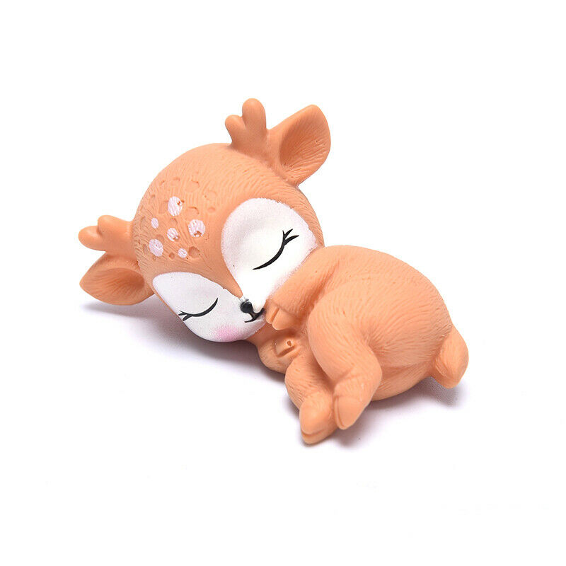 1Pair Cute Sleeping Deer DIY Chocolate Fondant Cake Decoration Tools Cake.l8