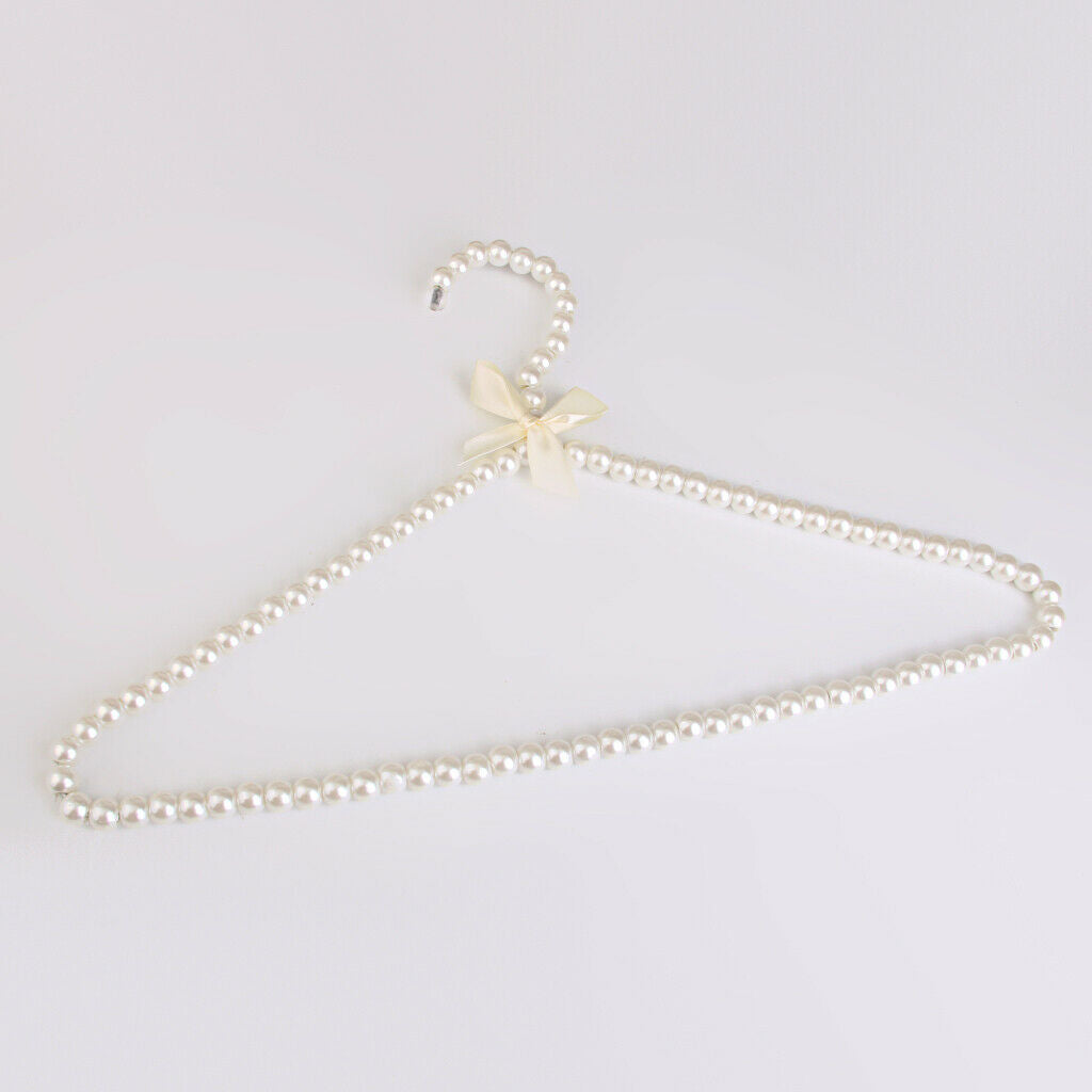 Home Pearls Clothes Hangers Hook+Dustproof Covers Storage Dress Garment Bags