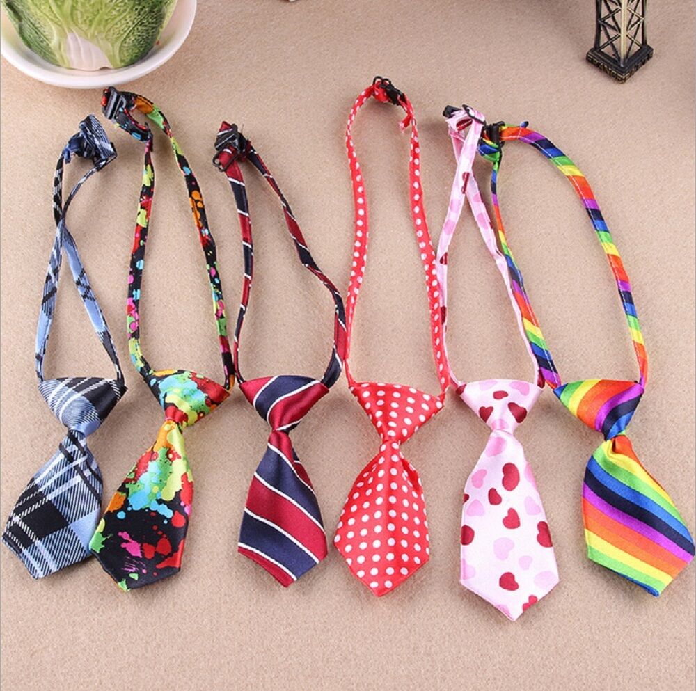 lowest price 6 pcs a set! pet dog Adjustable Grooming Necktie Bow Tie