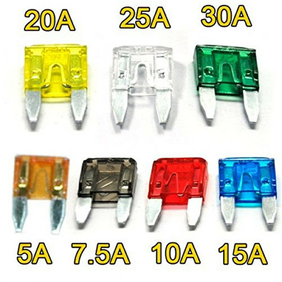 Standard car Blade fuse Set(5/7.5/10/15/20/25/30 AMP) quick detection blown fuse