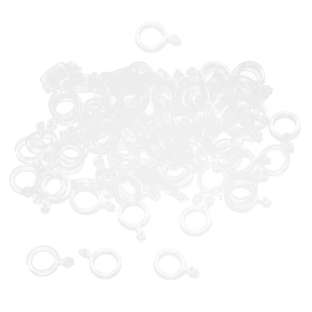 Rubber Pellet Bait Bands Fishing Bait Band Elastic Fishing Bait Clip M