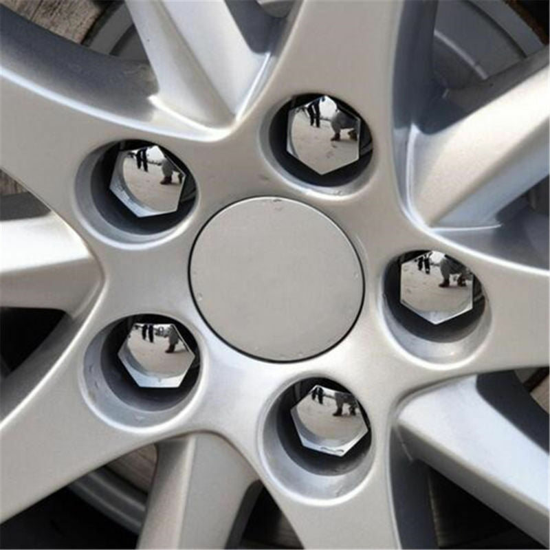 5X Car Wheel Nut Rim Cover Tyre Screw Cap Decor For Peugeot 307 206 308 408 508