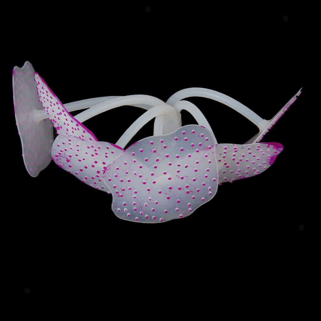 Silicone Aquarium Fish Tank Decor Artificial Coral Plant Underwater Decoration -