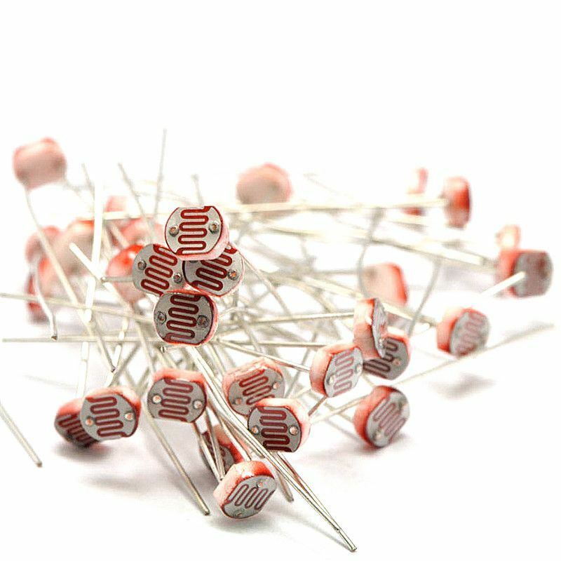 100pcs 5values Photo Light Sensitive Resistor Photoresistor Assorted Kit Arduino