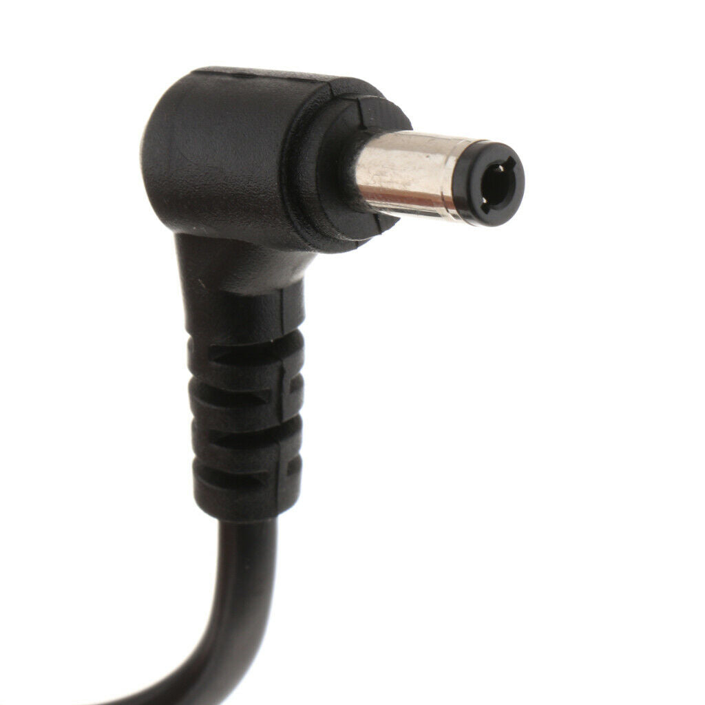 2X 5.5x2.1mm Male Plug to 4 Pins XLR Male Connector DC Power Adapter Cable 60cm