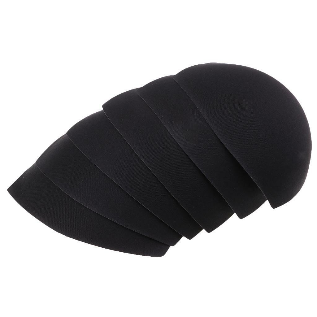 6 Pairs Women Triangle Removable Cups Bra Inserts Pads for Swimwear Sports