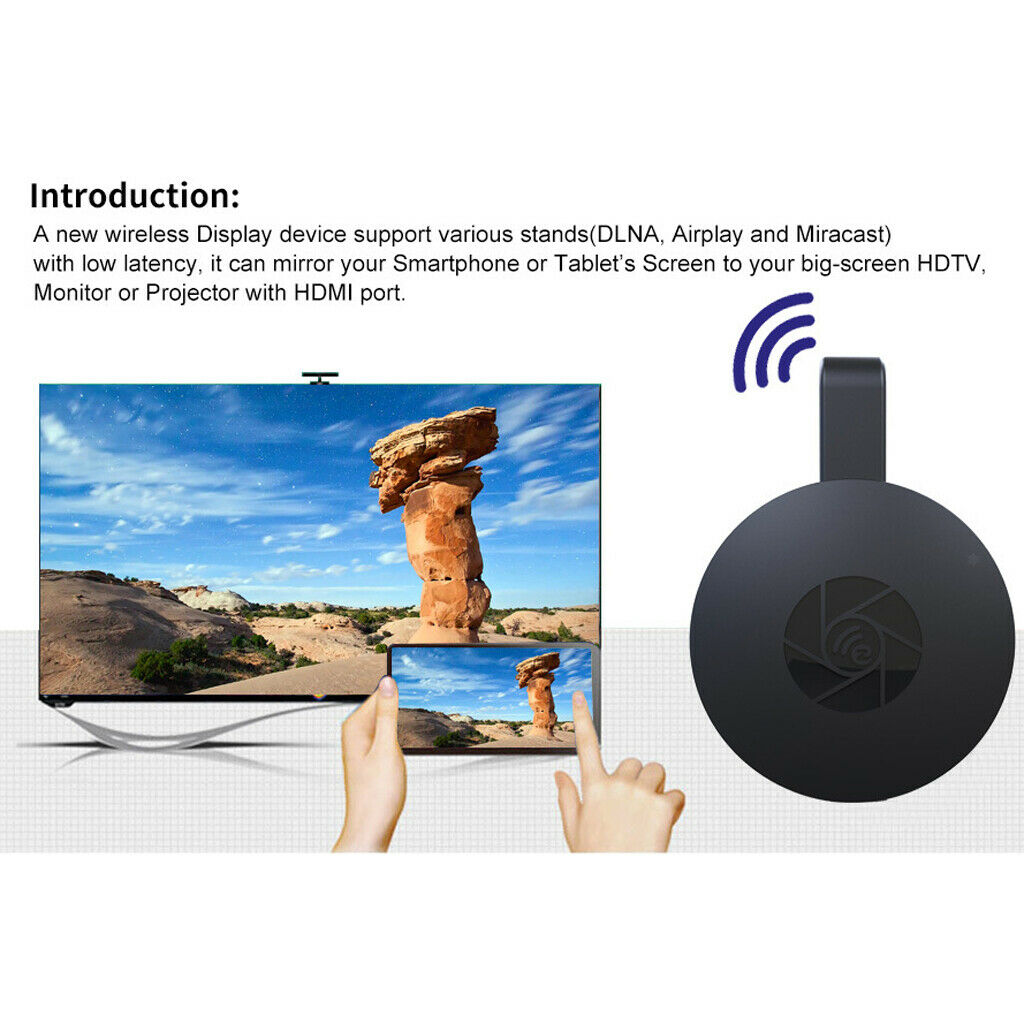 HDMI 1080P WiFi Display Dongle TV Receiver Adapter Miracast Airplay DLNA