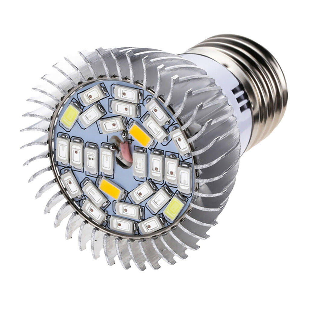 E27 28Led Grow LED Bulb Full Spectrum Grow Lights for Indoor Plants Garden