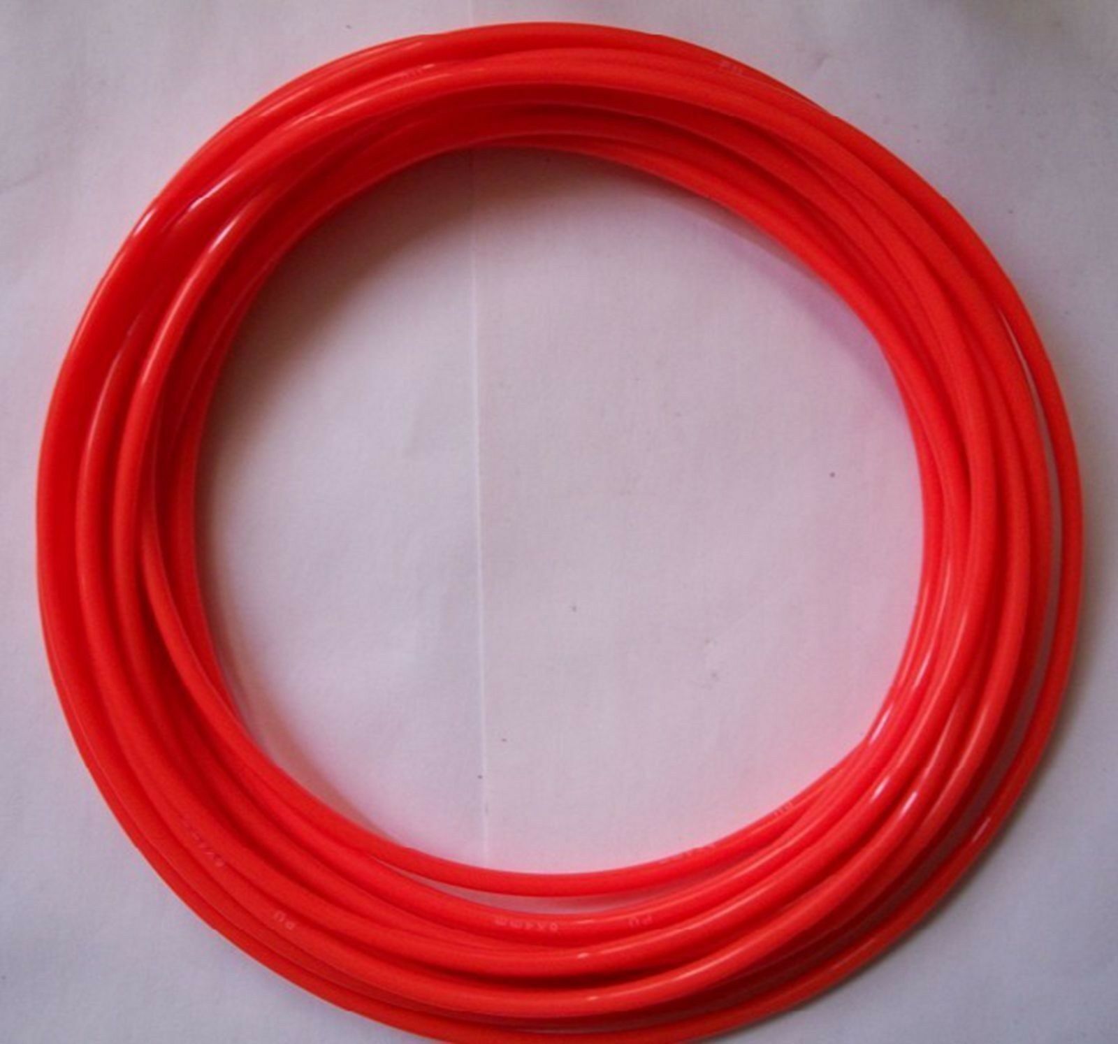 4mm(OD) x 2.5(ID) PU Air Tubing Pipe Hose 5m Orange Color