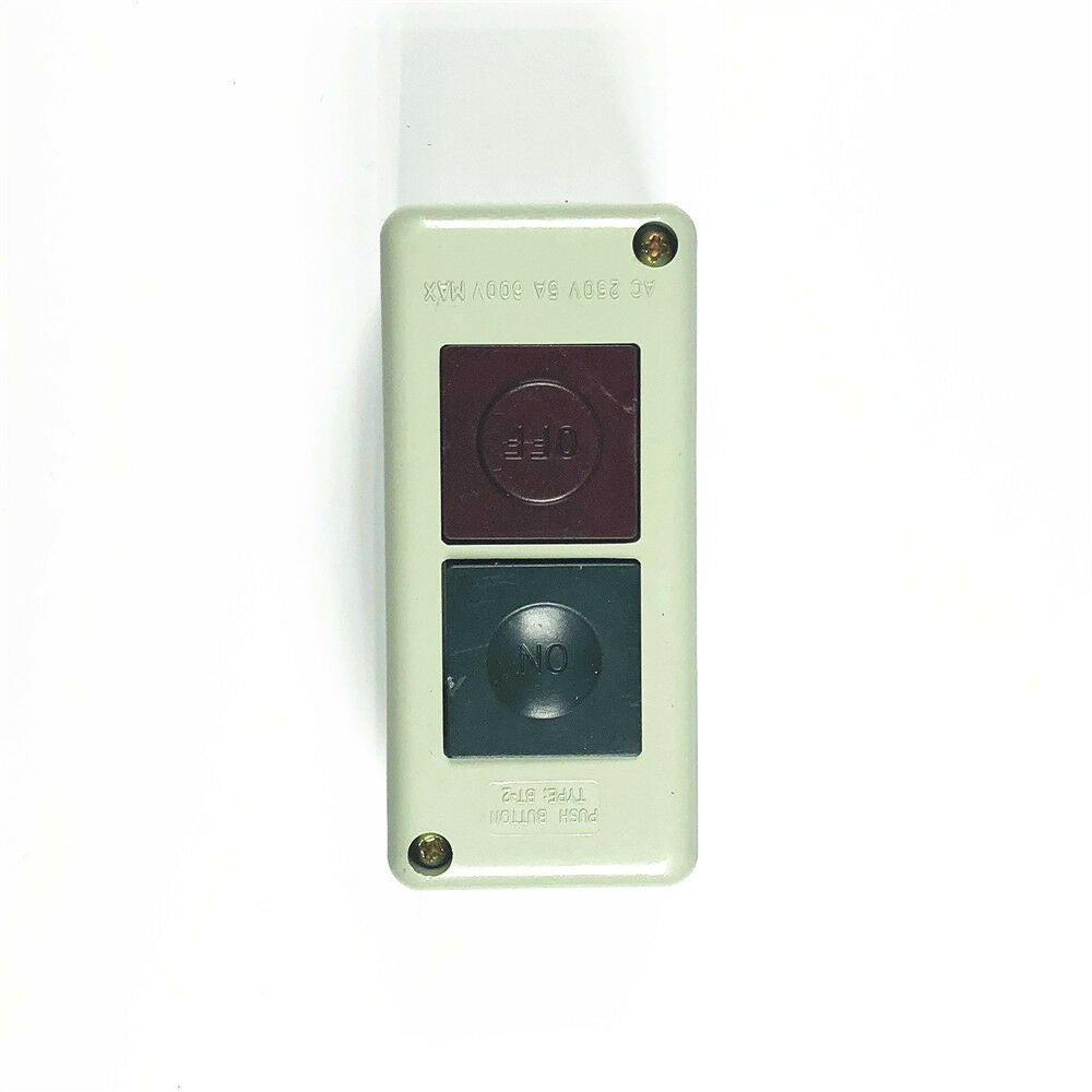 250V 5A Electric Motor ON OFF Control Push Button Switch Station Single Phase