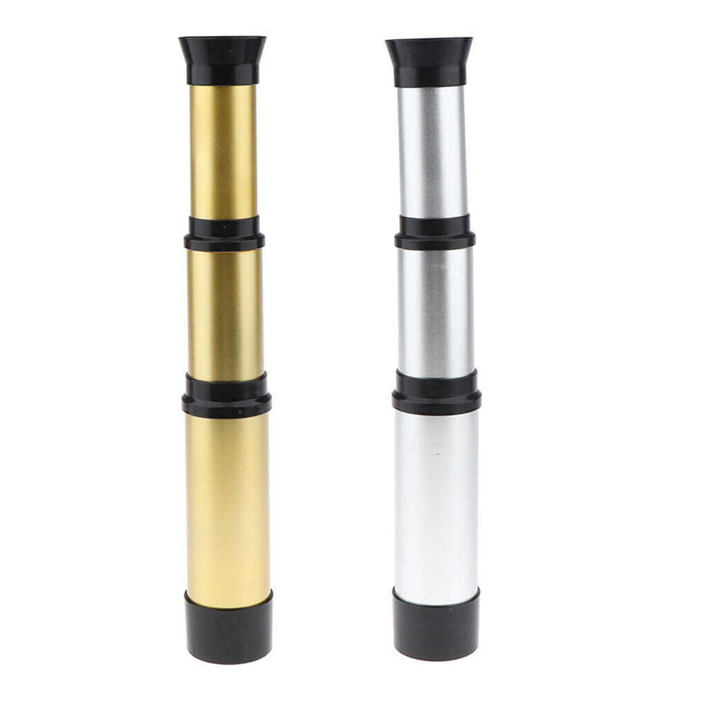 2pcs Children Telescope Mono-tube Pirate Spyglass 35 Mm Objective Lens