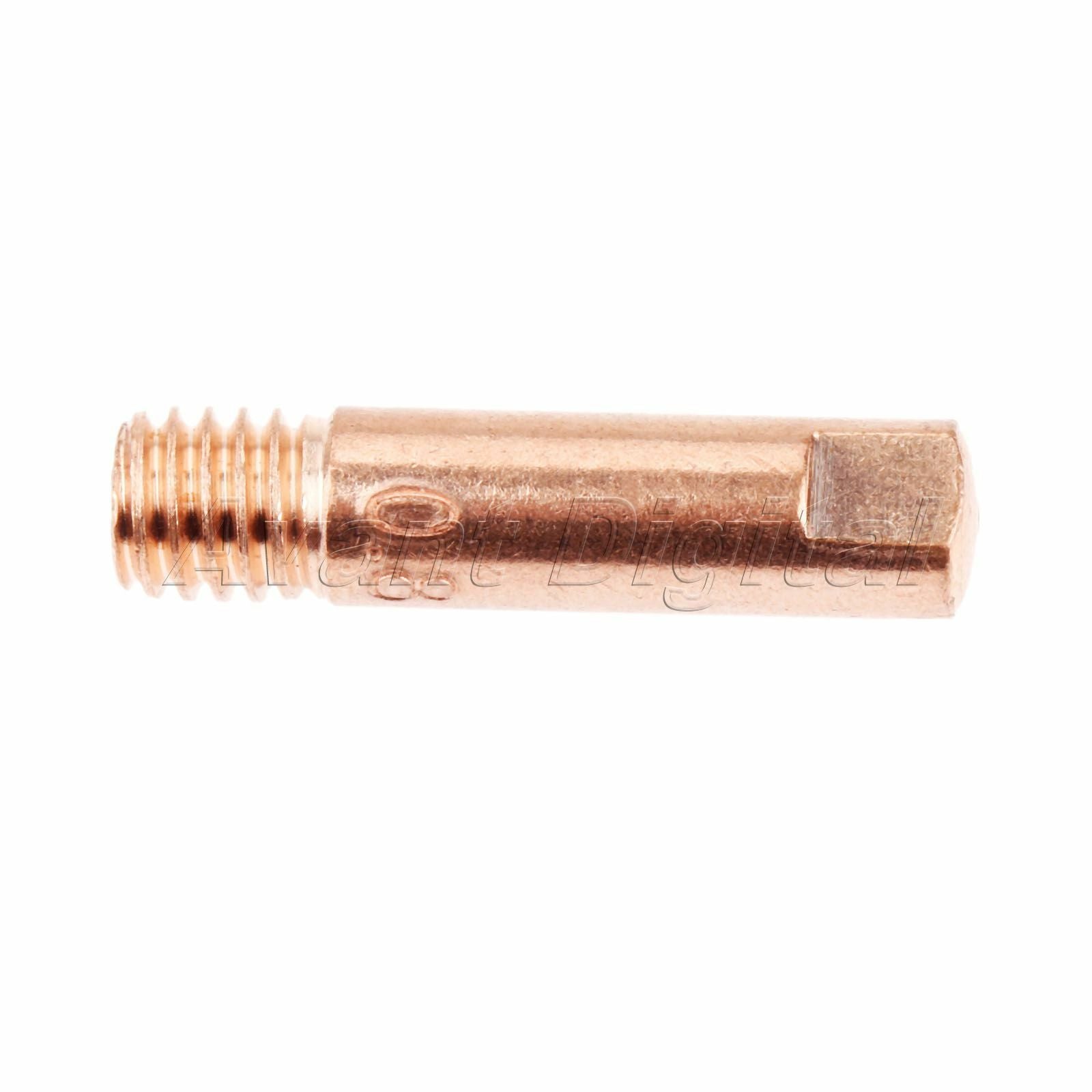 Mig Welding M6 Thread Contact Tips 0.8mm Welding Torch 10pcs Consumable Parts