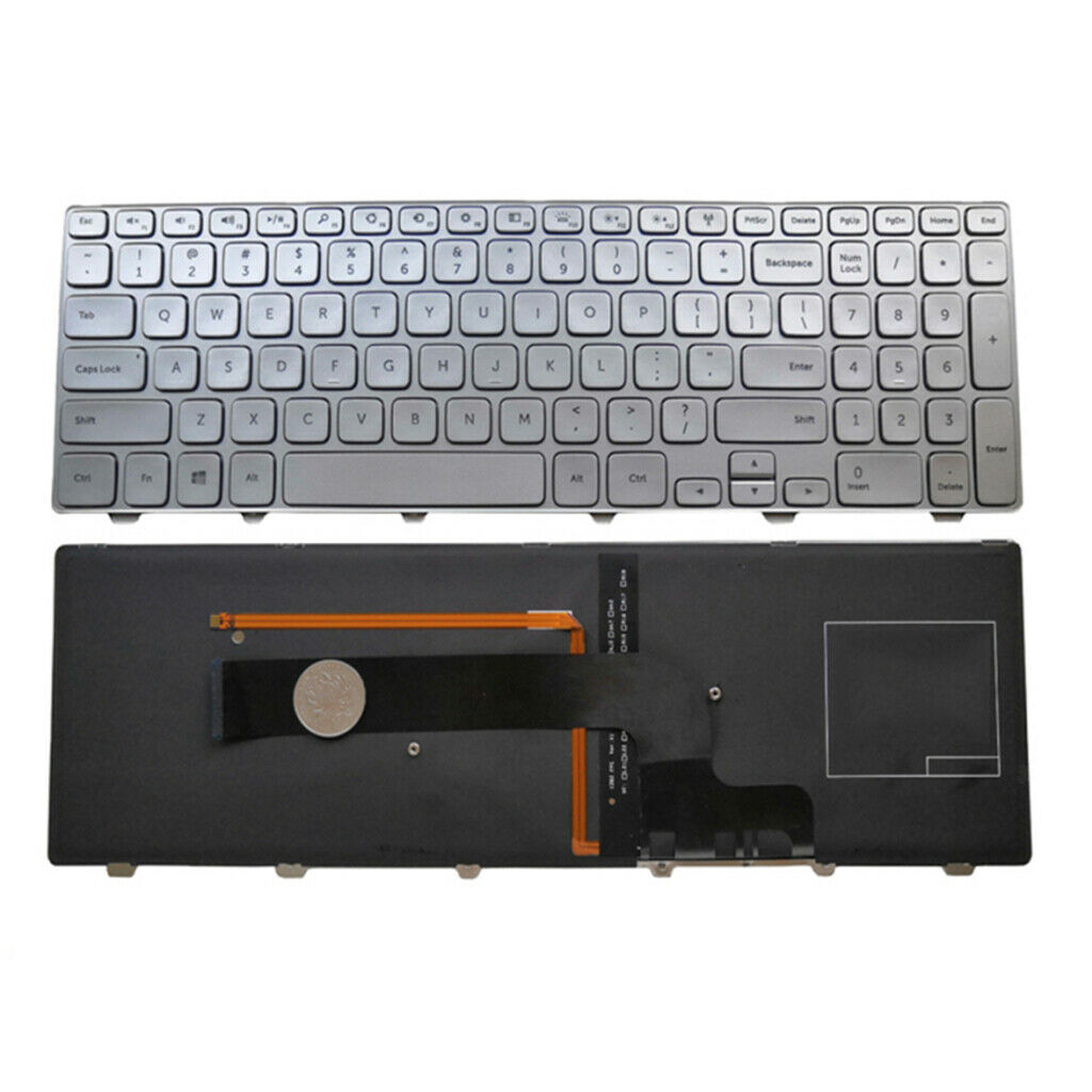 Laptop Replacement Keyboards Computer for Dell Inspiron 15 7000 Series Gray
