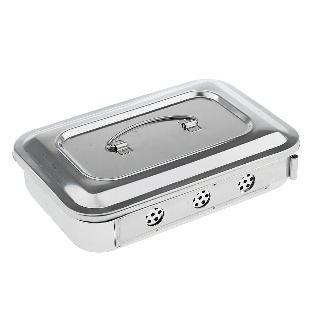 New Medication Sterilizer Box Stainless Steel Dish Disinfection Instrument Tray