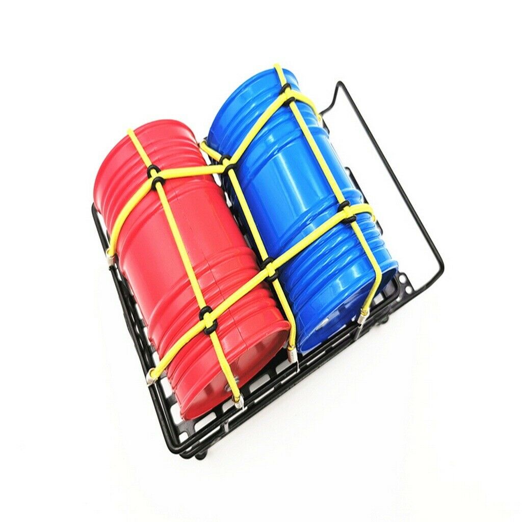 Elastic RC Rack Luggage Net w/ Hook for 1/10 RC Rock Crawler Car Yellow