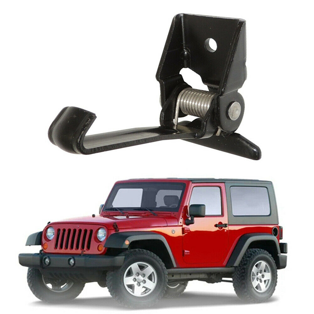 Car Hood Safety Catch Hook For 2007-18 Jeep Wrangler 3.6L 3.8L Wrangler JK 3.6L