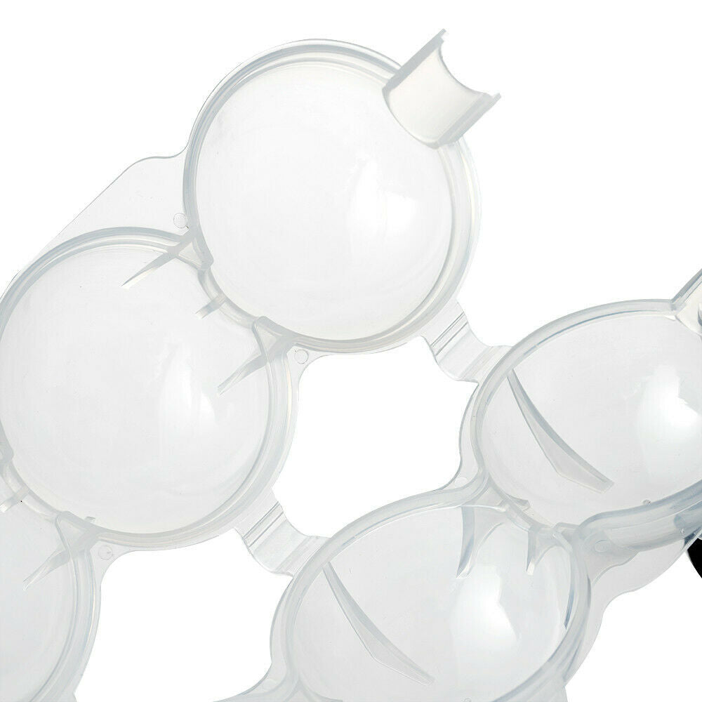 2.2" Silicone Ice Cube 4 Ball Maker Mold Sphere Large Tray Bar Whiskey DIY Mould