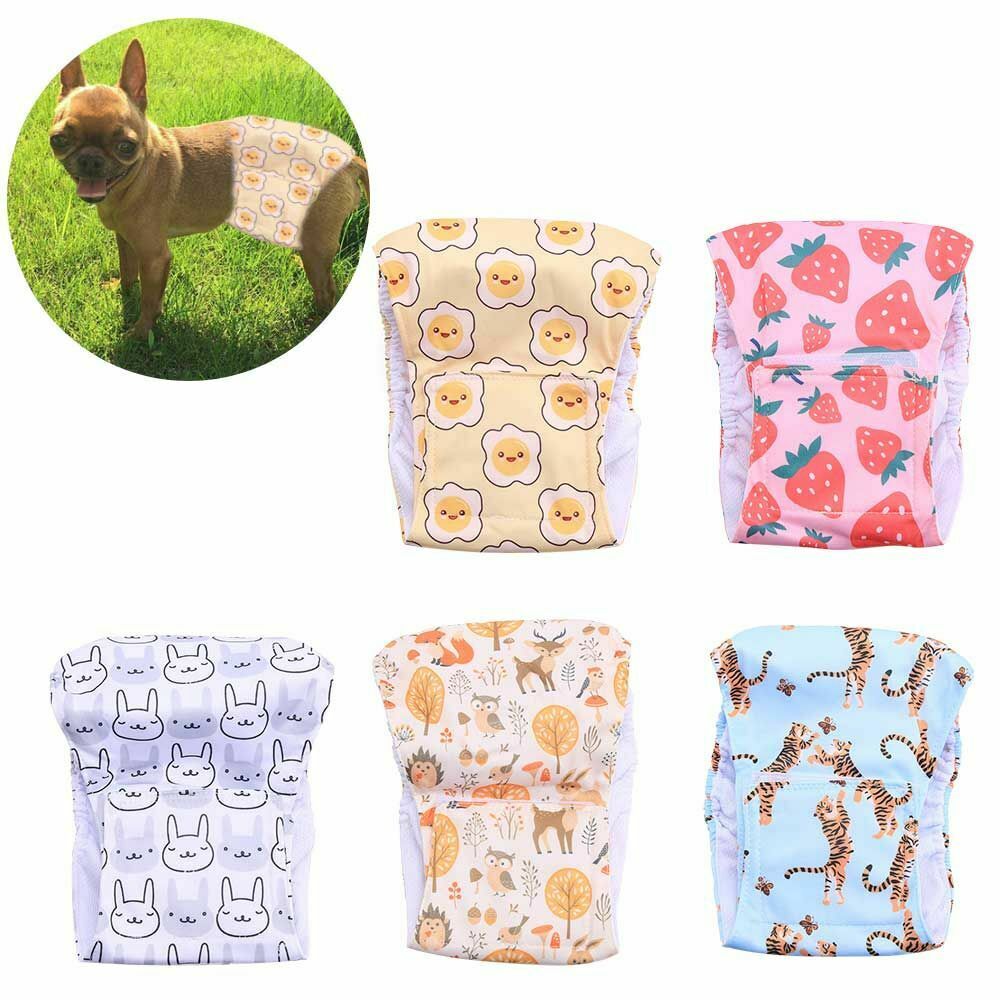 Comfortable Washable Durable Male Dogs Doggie Diaper Dog Pants Wraps Dog Shorts