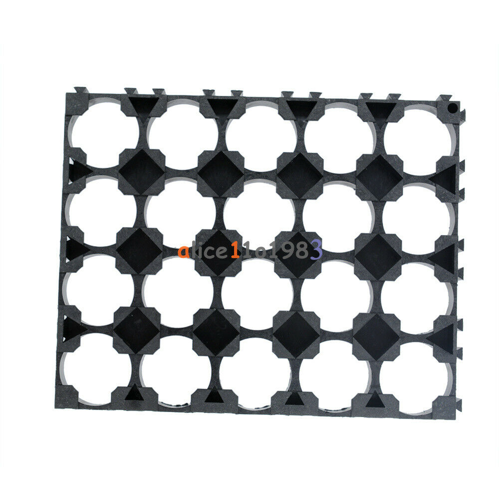 10PC 4x5 Cell 18650 Batteries Spacer Radiating Shell Plastic Heat Holder Bracket