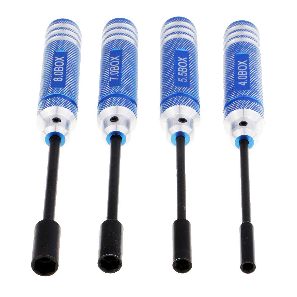 4pcs RC Car Hexagonal Sleeve Screwdriver Repair Tool Kit High