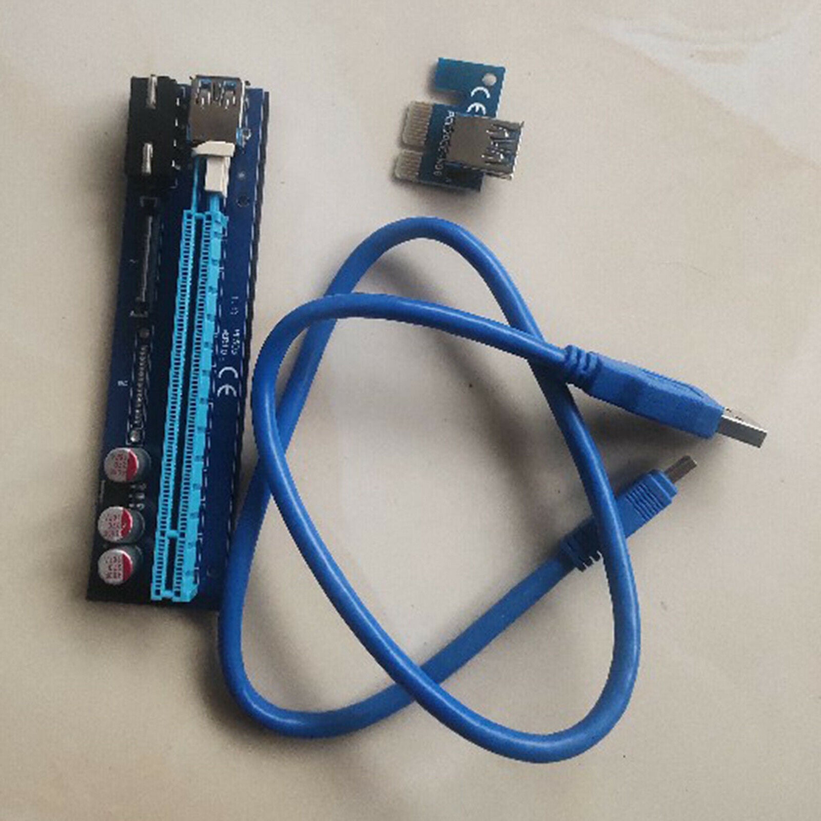 PE503 PCI-E GPU Riser Card 4PIN+SATA Adapter for Bitcoin Miner Accessories