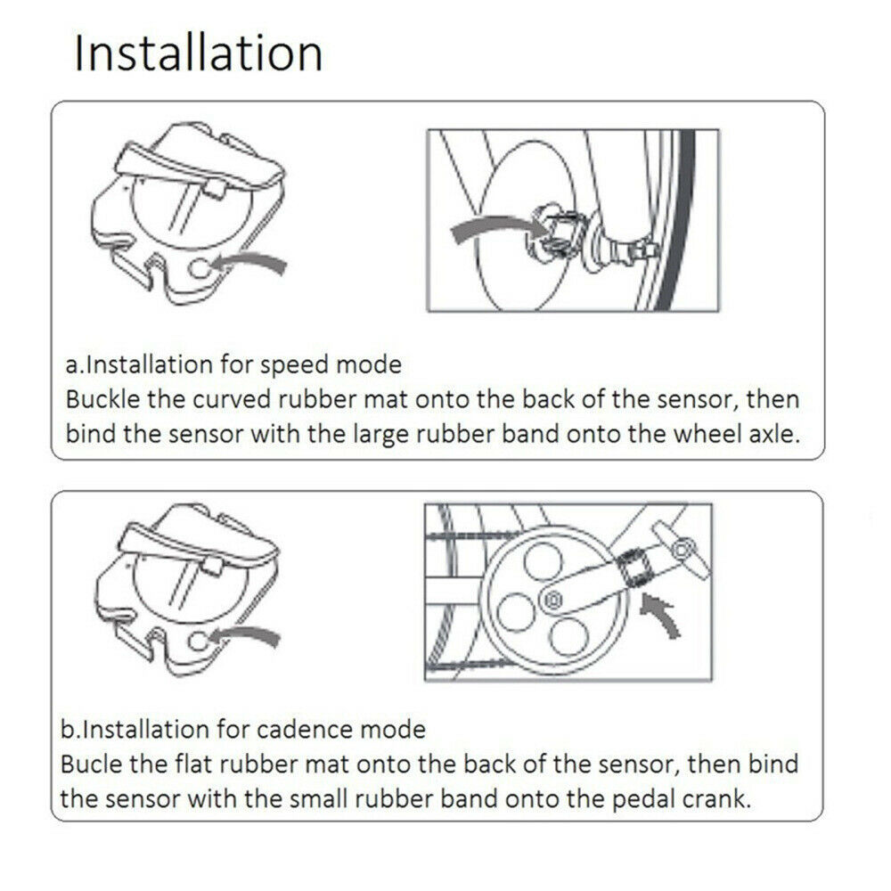 2 in1 ANT+Bluetooth Bike Speed Cadence for Bike Computer Outdoor Cycling