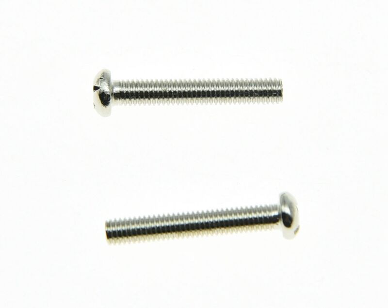 30xNickel Metric M3 Guitar Bridge Saddle Intonation Screws for Squier Strat Tele