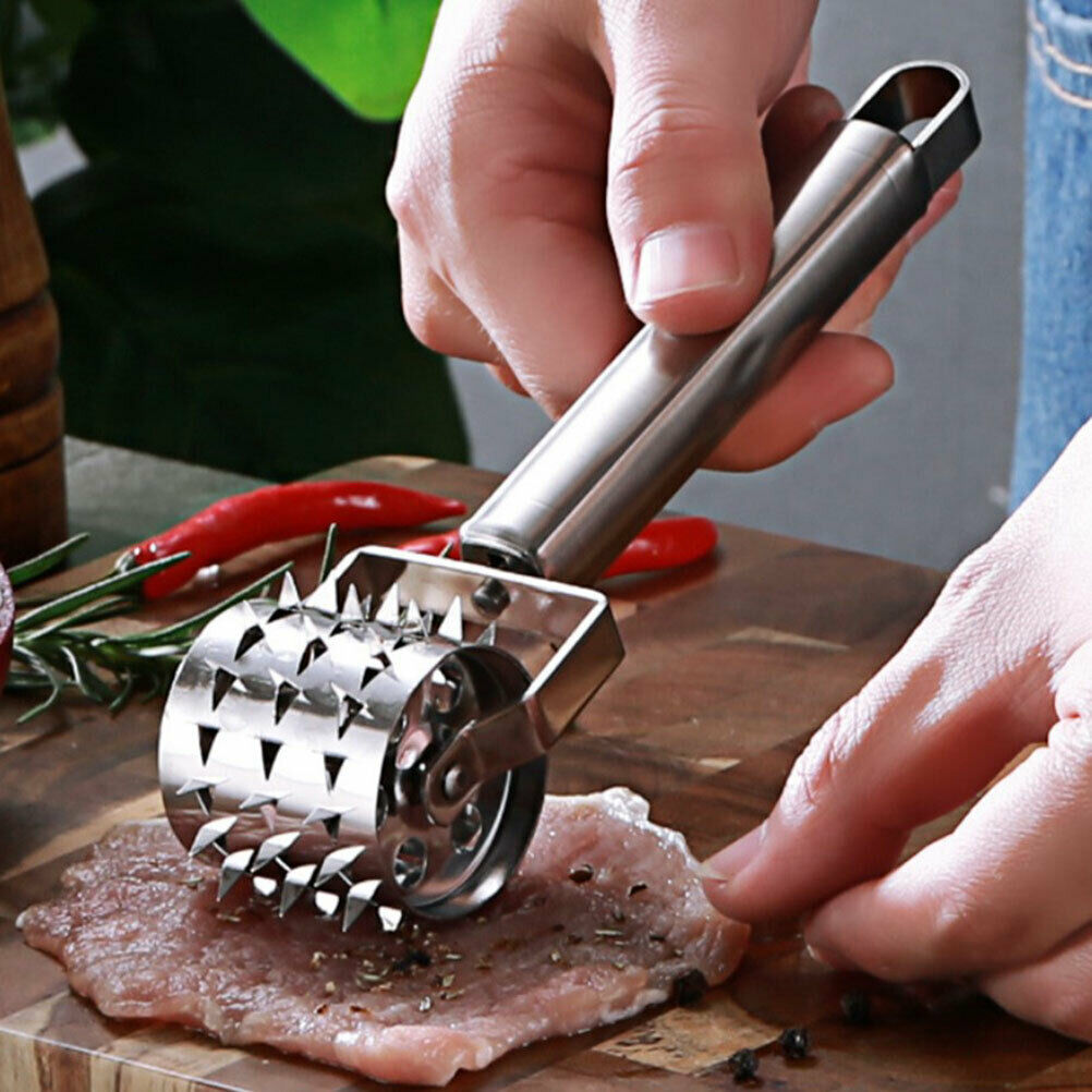 Stainless Steel Useful Loose Meat Tenderizers Meat Hammer for Steak knock.l8