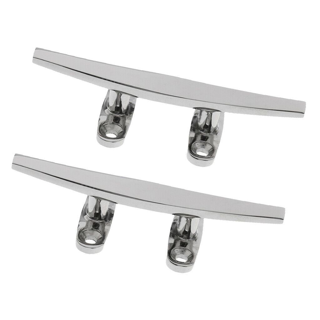 Marine Stainless Steel Mooring Dock Deck Line Rope Cleat 5" Boat Accessory