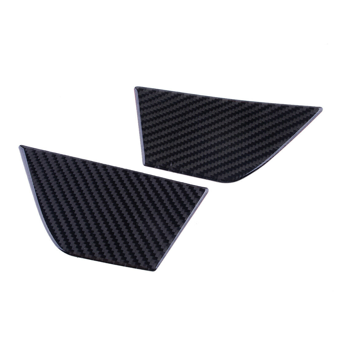 Carbon Fiber Seat Button Trim Inner Door Panel Cover Fit for Benz C W204 2007-13