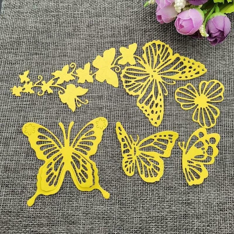 Butterfy Metal Cutting Dies Stencil DIY Scrapbooking Album Paper Card Template