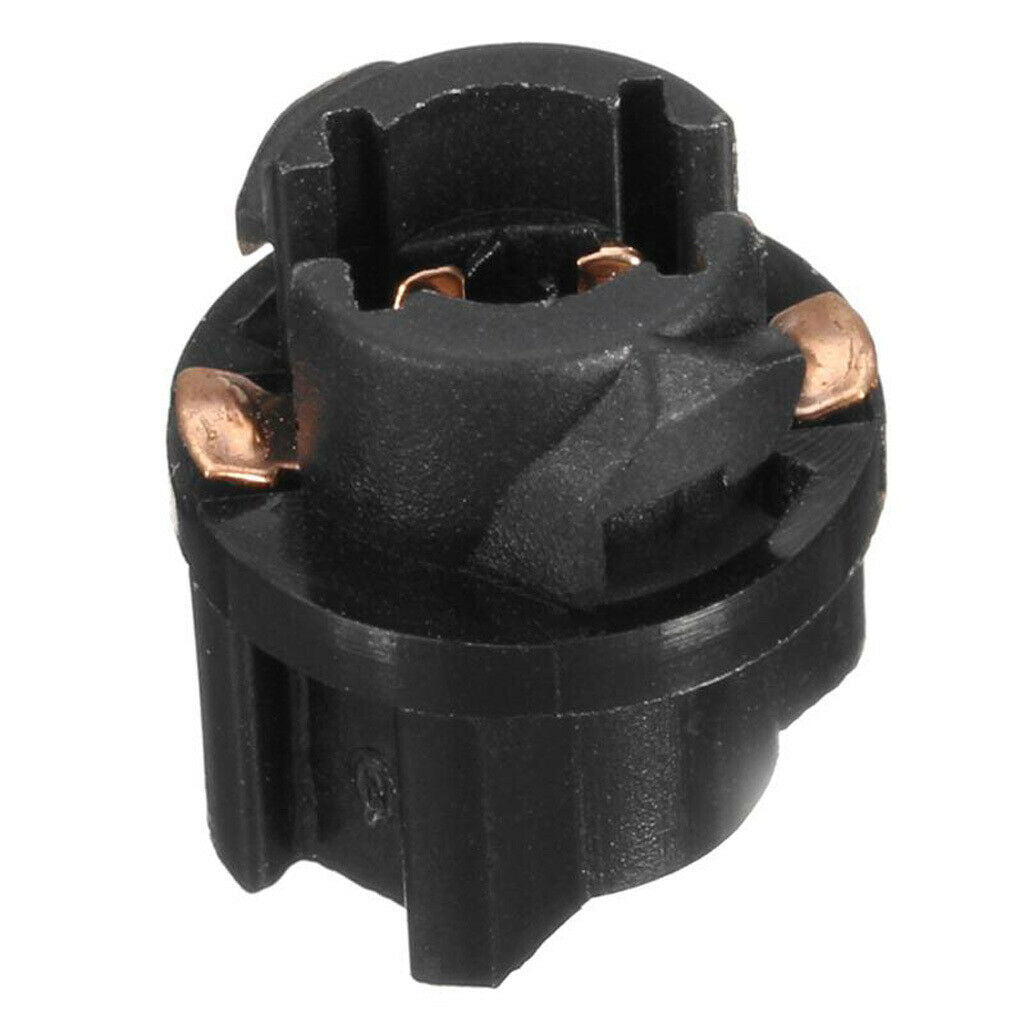 10 Pieces T5 Twist Sockets For Instrument Panel Cluster Light Bulbs Lamps