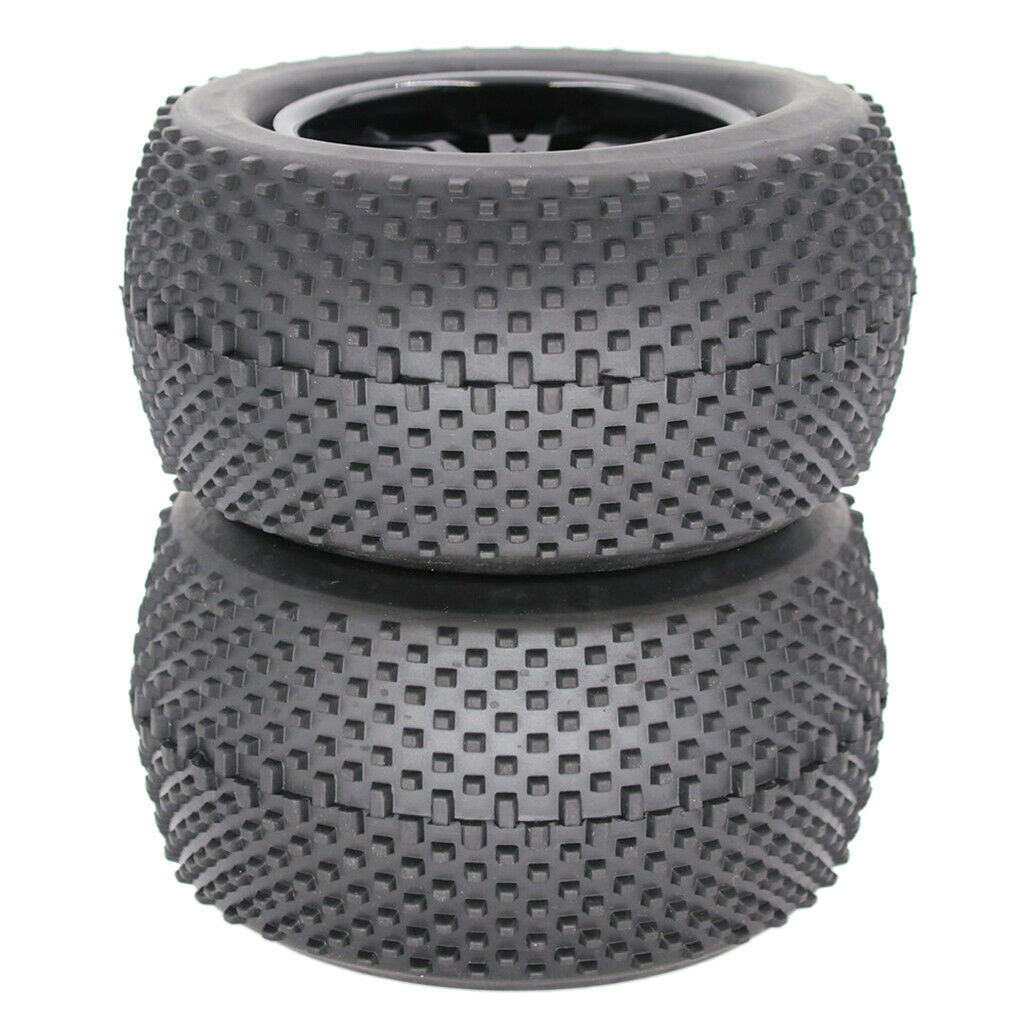 2x 1/8 Scale RC Car Monster Truck Tires Tires 17 Hex Wheel