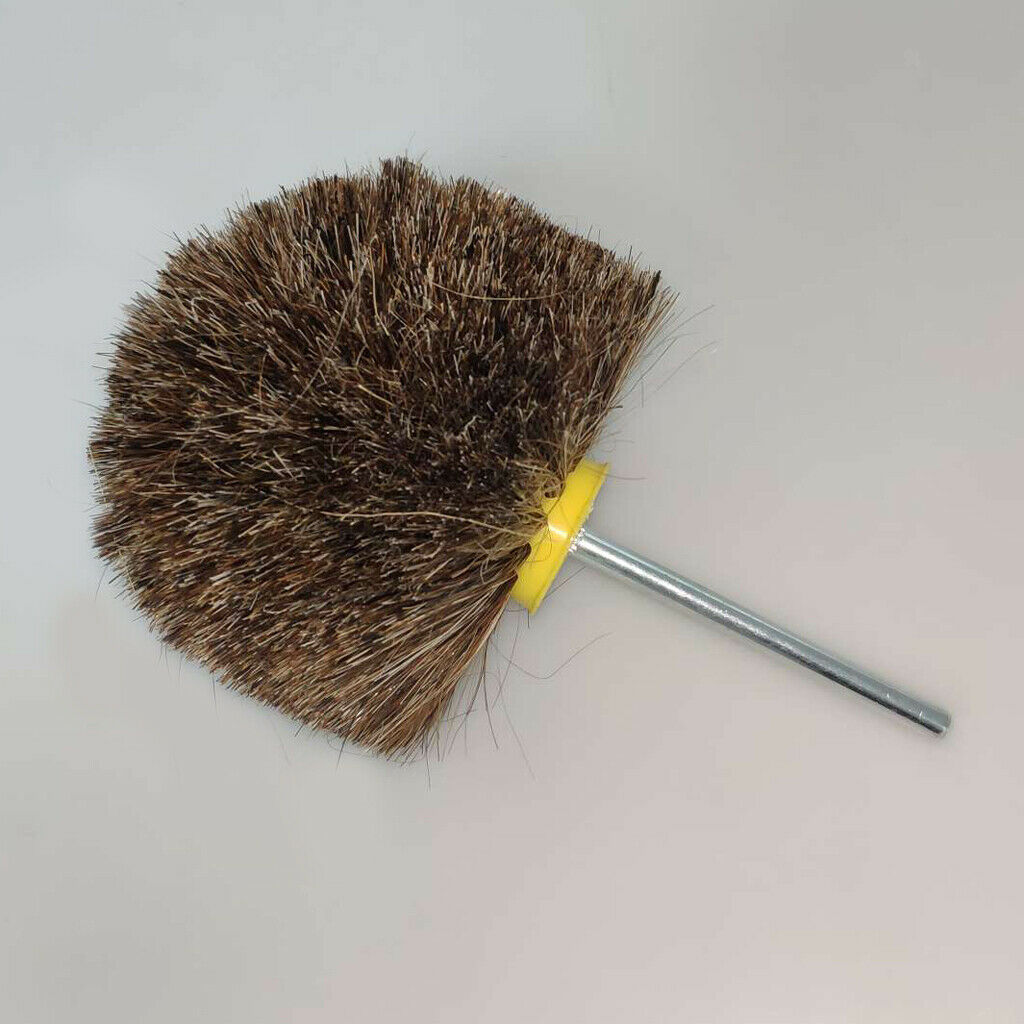 Ball Style Wire Drill Brush  Horsehair