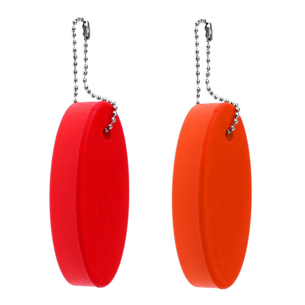2x Portable Floating Keychain Keyring Buoyant Float F Yachting Water Sports