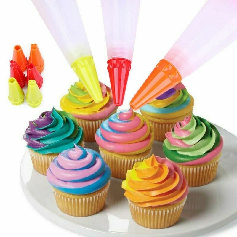 Silicone Pastry Icing Decorating Pen Piping Utensil Fondant Tool Nozzles Cake