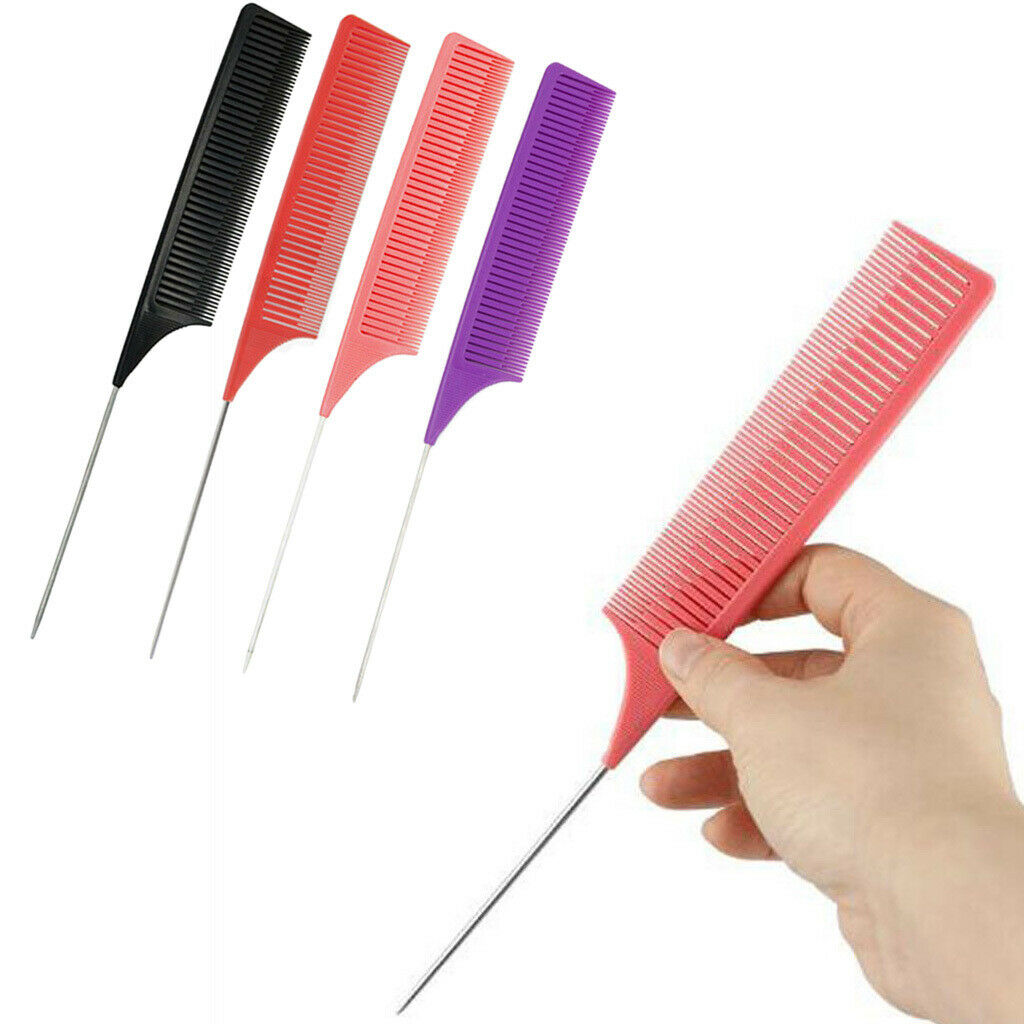 ABS Fine Weave Highlighting Foiling Hair Combs for Salon Hair Coloring Comb