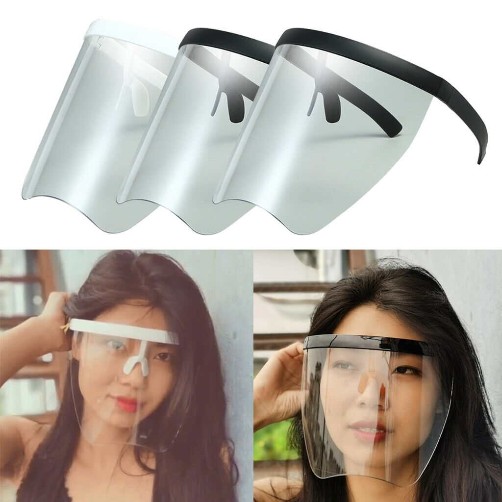 3PCS New Safety Face Shield HD Clear Reusable FaceShield Guard Anti-Splash