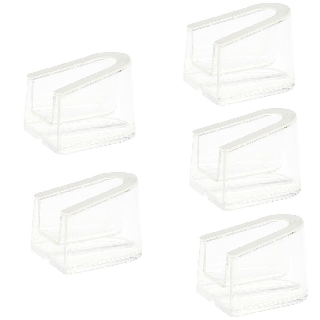 5 Pieces Anti-theft Display Cellphone Stand Bracket For Retail Store Clear