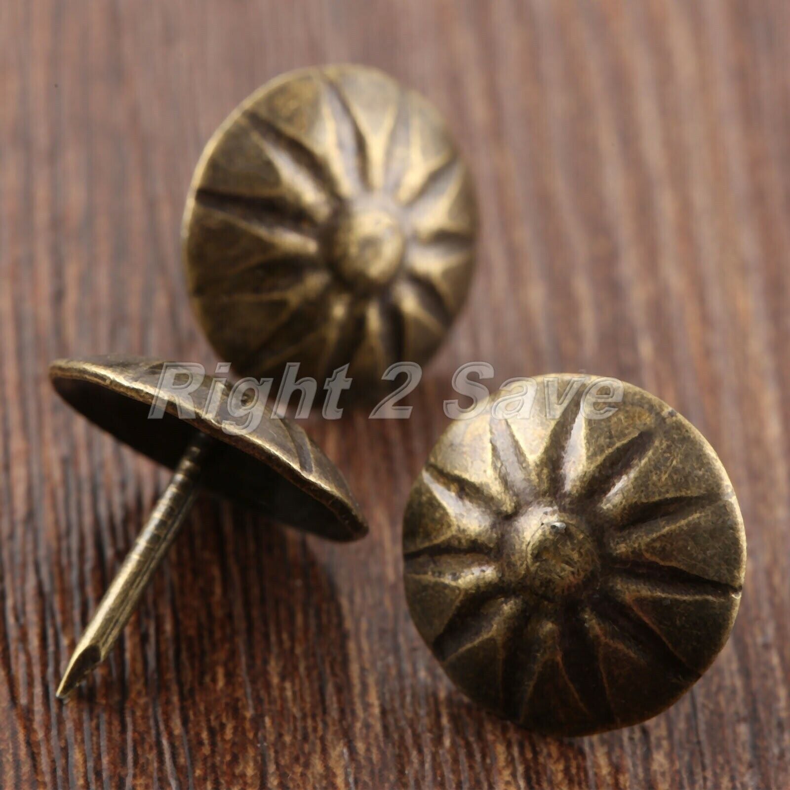 20pcs Retro Upholstery Nail Jewelry Box Sofa Furniture Door Decorative Tack 17mm