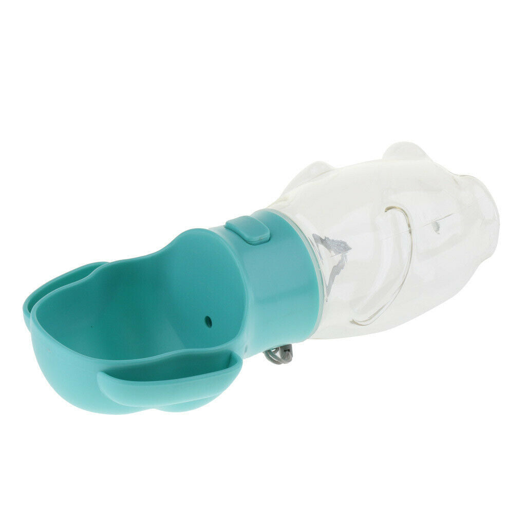 2 in 1 Dog Water Bottle, Leak-Proof Portable Dog Cat Travel Water Cup with Bowl