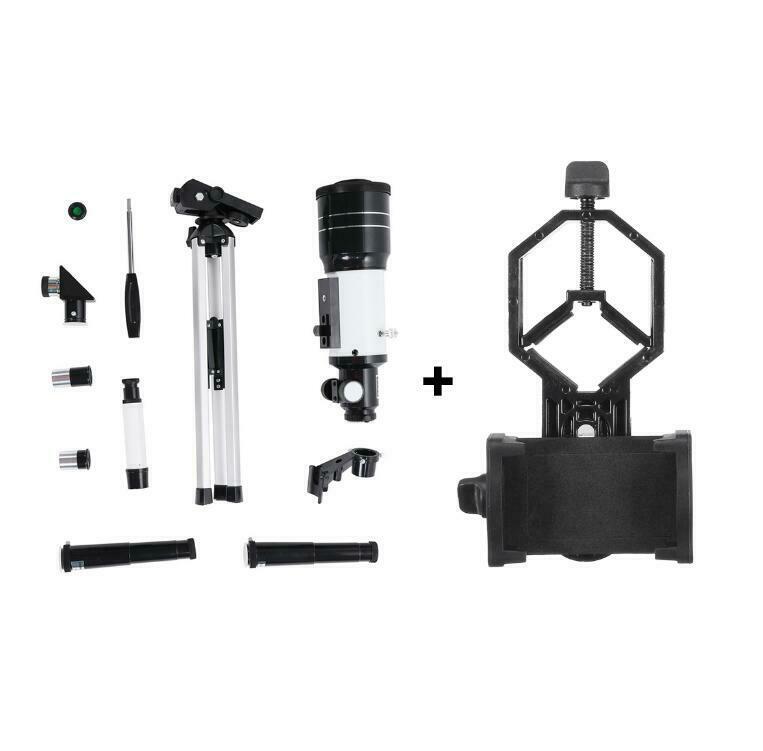 150X 70mm Aperture Astronomical Telescope Refractor Tripod Finder For Beginner