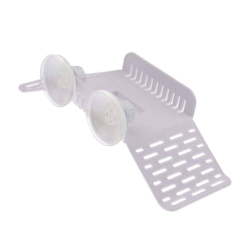 Turtle Pier, Plastic Tortoise Basking Platform for Semi Aquatic Animals - White