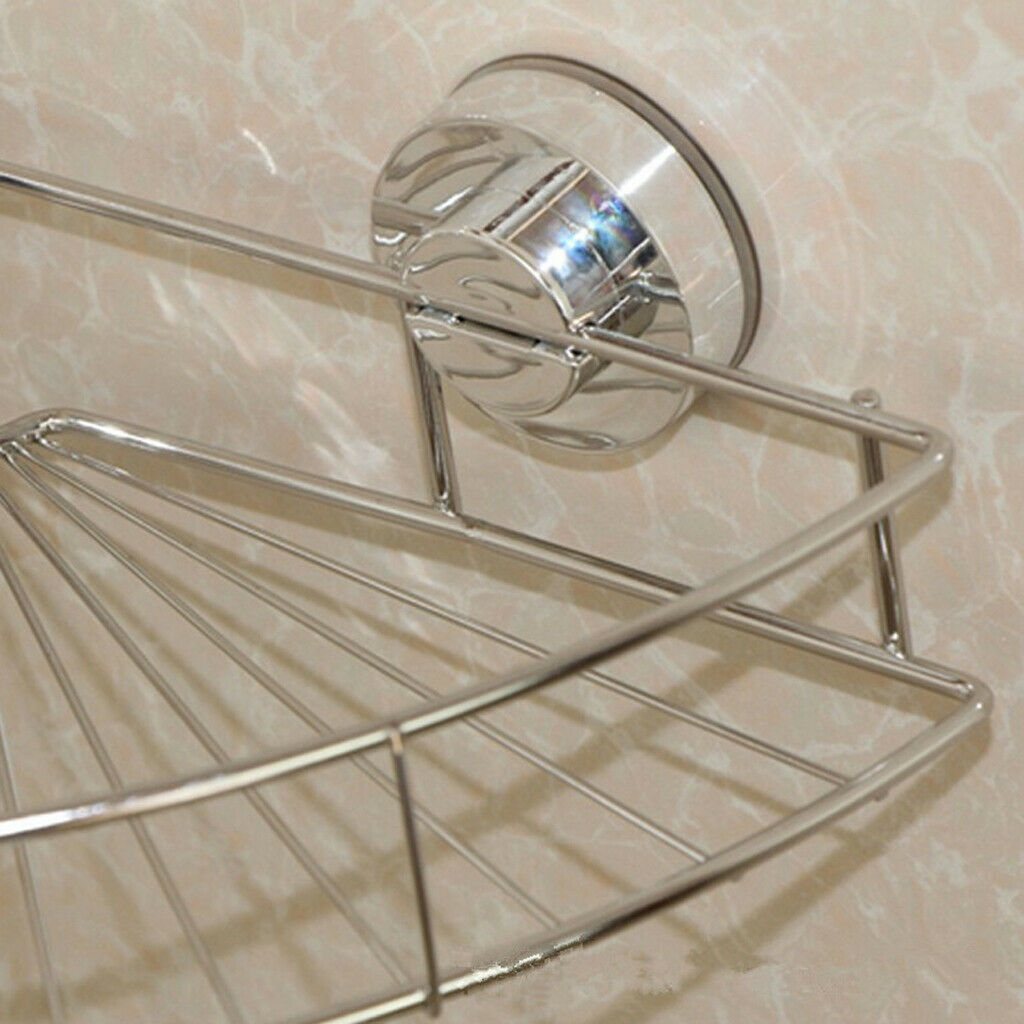 Corner Shower Caddy Suction Cup Stainless