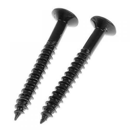 6 Electric/Acoustic Guitar Strap Button Screw Lock Kit Quality Steel Part